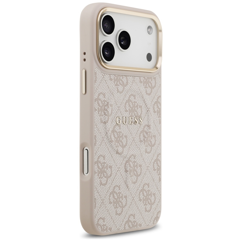 Etui Guess Hardcase 4G Classic MagSafe do iPhone 17 Pro Max, różowe.