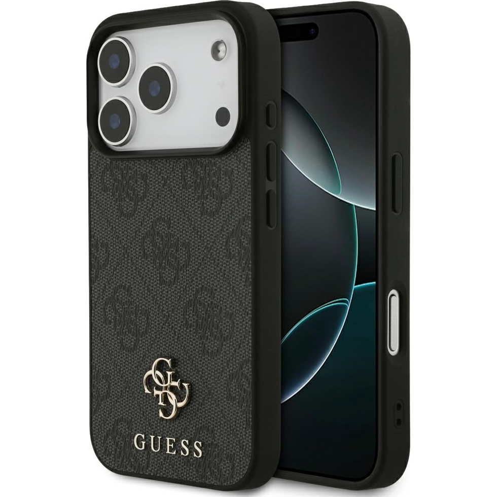 Etui Guess Hardcase 4G Small 4G and Classic do MagSafe do iPhone 17 Pro Max, czarne