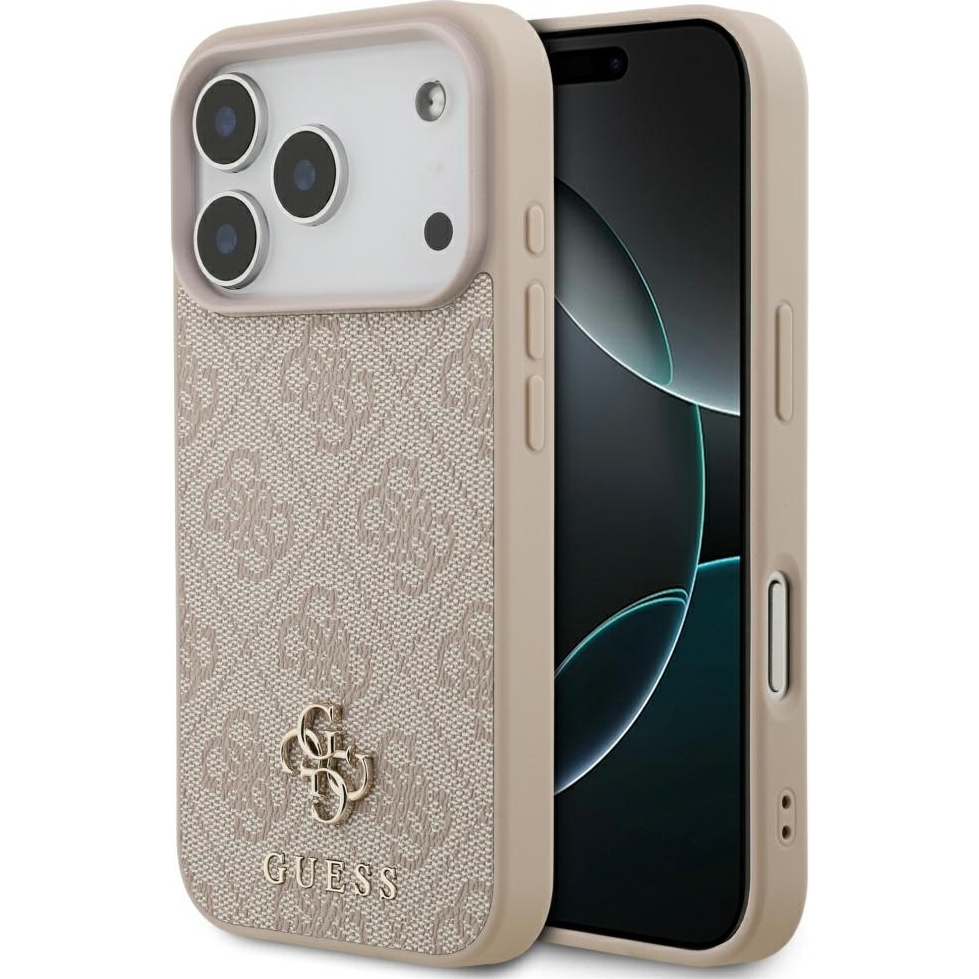 Etui Guess Hardcase 4G Small 4G and Classic do MagSafe do iPhone 17 Pro Max, różowe