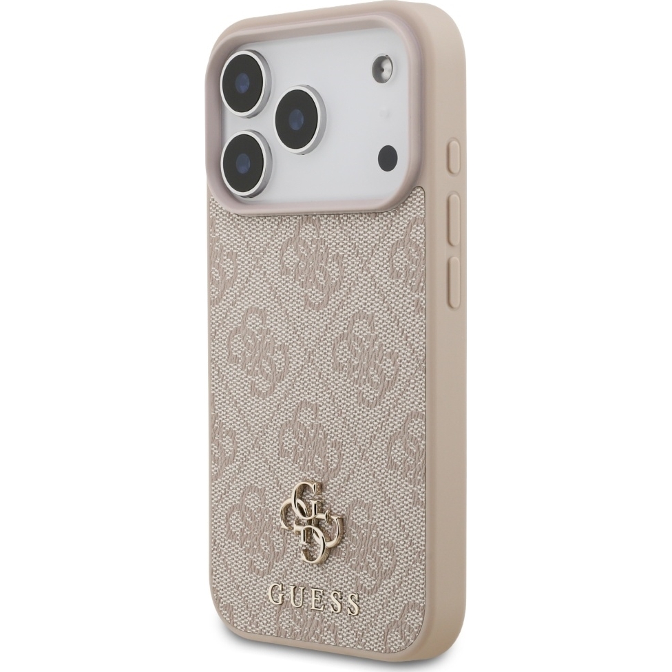 Etui Guess Hardcase 4G Small 4G and Classic do MagSafe do iPhone 17 Pro Max, różowe