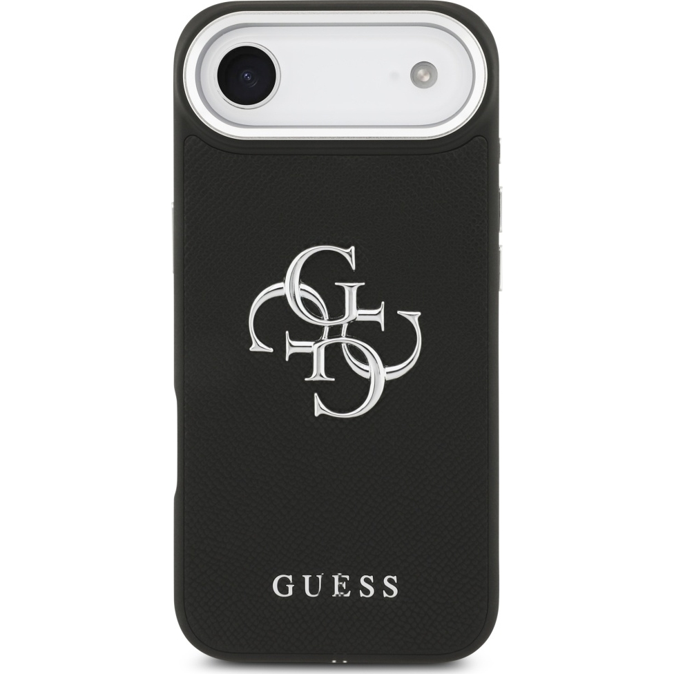 Etui Guess Grained Big 4G Small Classic Logo do iPhone 17 Air, czarne