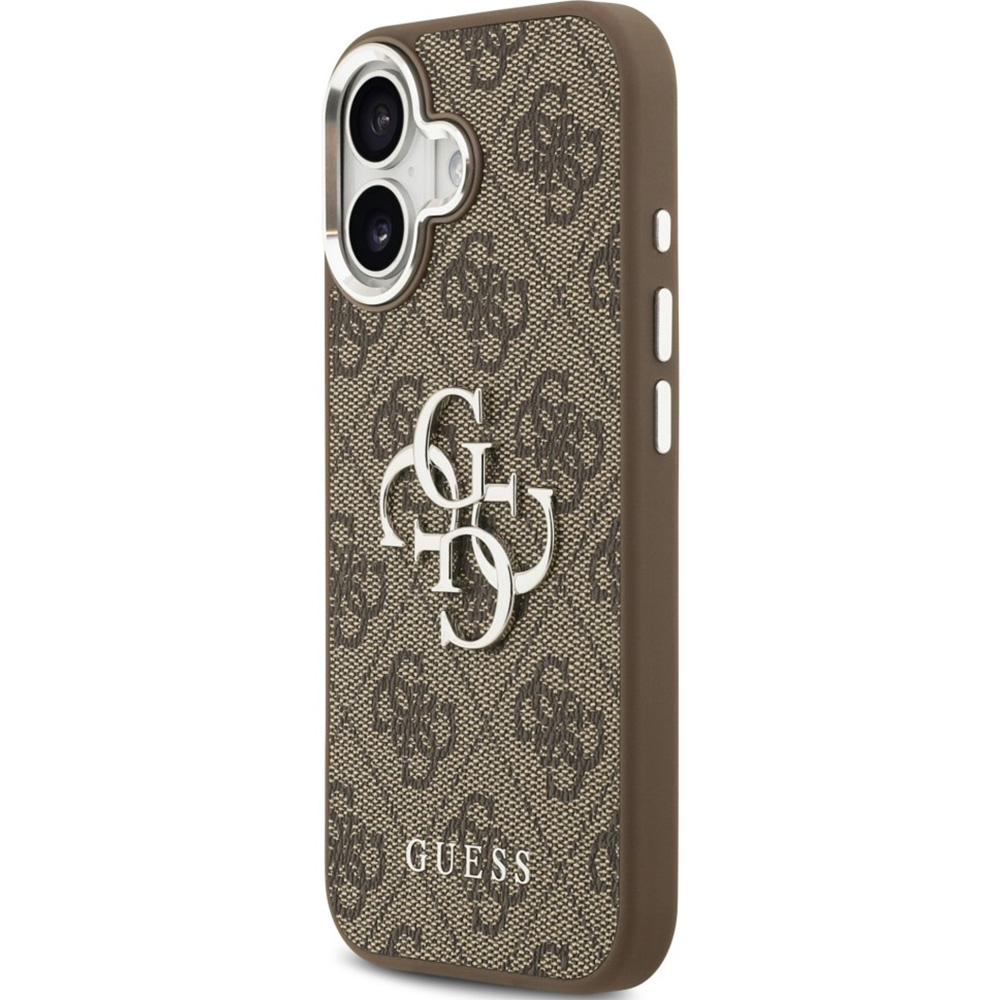 Etui Guess Hardcase 4G Big 4G Classic Logo do iPhone 17, brązowe