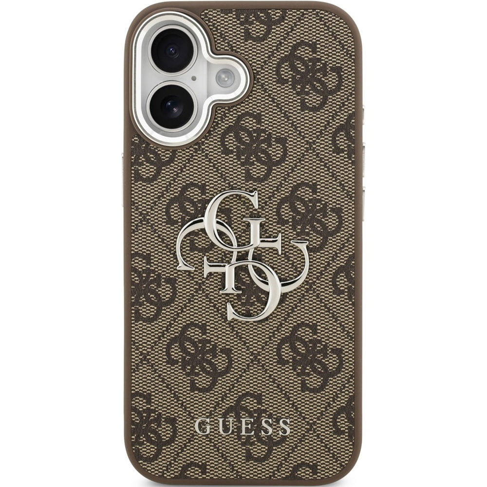 Etui Guess Hardcase 4G Big 4G Classic Logo do iPhone 17, brązowe