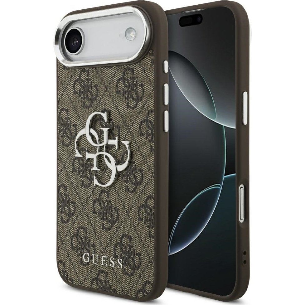 Oryginalne i ekskluzywne etui 4G Big Logo od marki Guess do iPhone 17 Air, brązowe