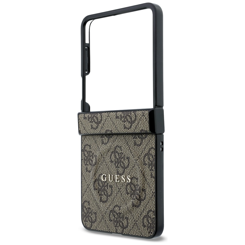 Klasyczne etui z ekologicznej skóry, ochronny pokrowiec na telefon, elegancka obudowa, brązowe