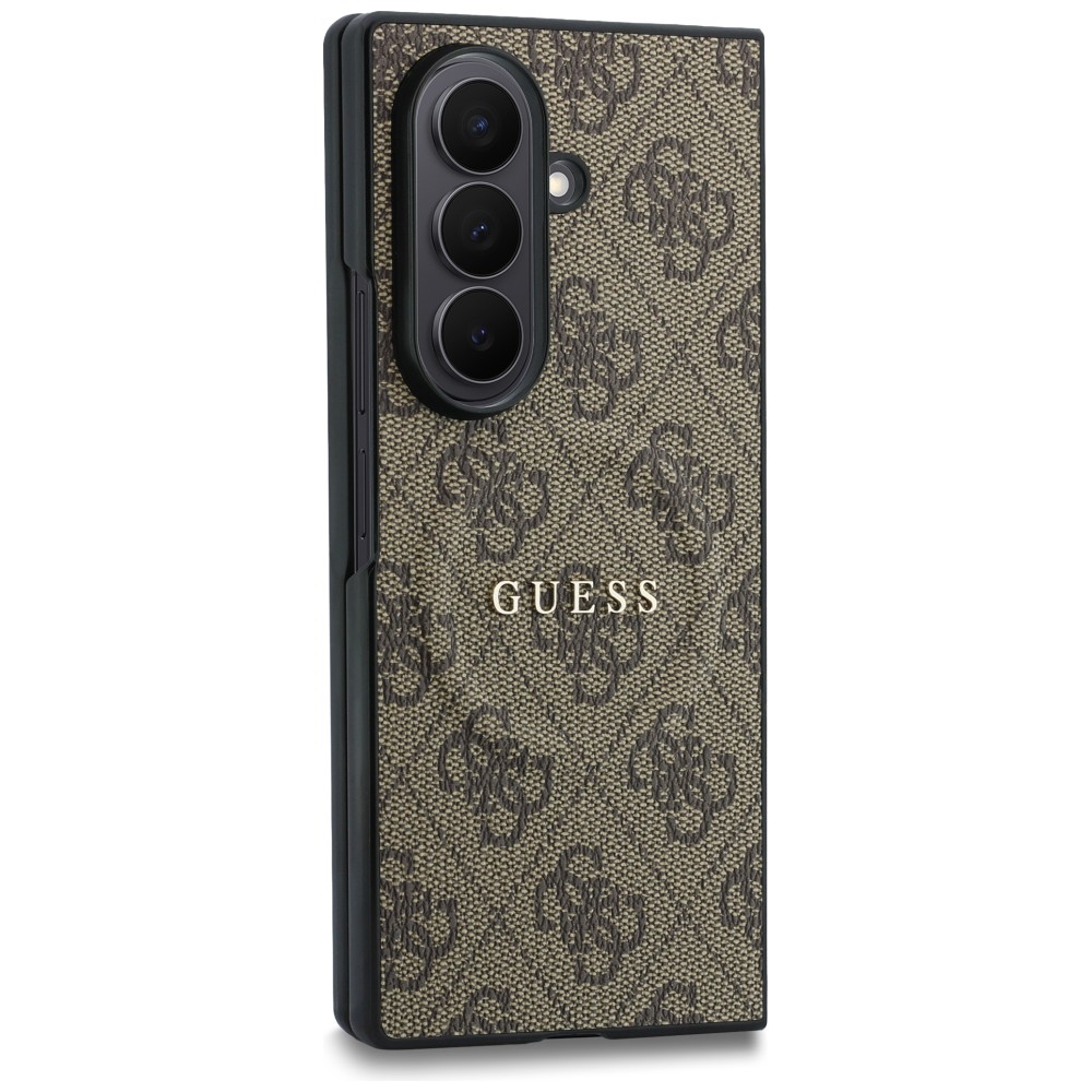 Klasyczne etui z ekologicznej skóry, ochronny pokrowiec na telefon, elegancka obudowa, brązowe