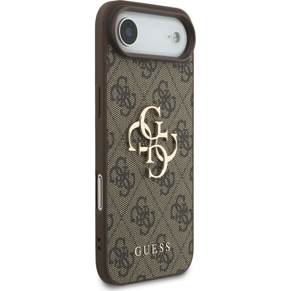 Etui Guess Hardcase 4G Big Metal Logo do Apple iPhone Air, brązowe.