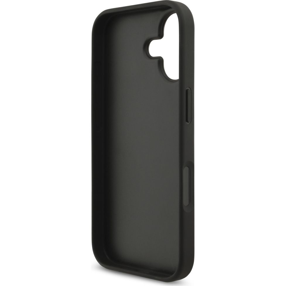 Etui Guess Hardcase 4G Big Metal Logo do iPhone 17, czarne.