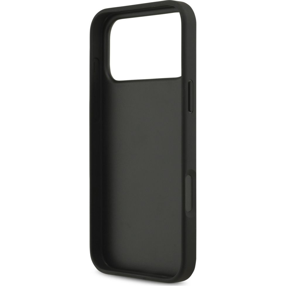 Etui Guess Hardcase 4G Big Metal Logo do iPhone 17 Pro Max, czarne.