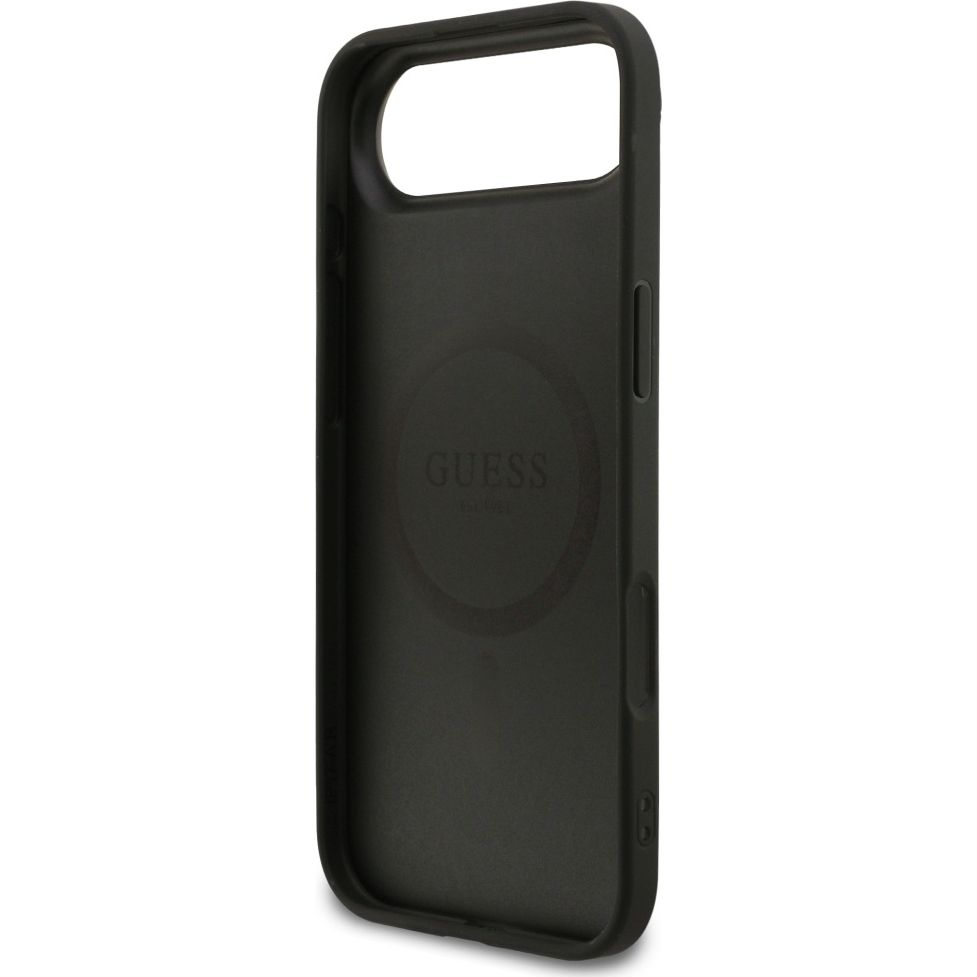 Etui Guess Hardcase 4G Ring Classic Logo MagSafe do Apple iPhone Air, czarne