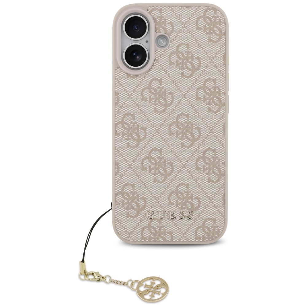 Etui Guess 4G Charms Collection do iPhone 17, różowe