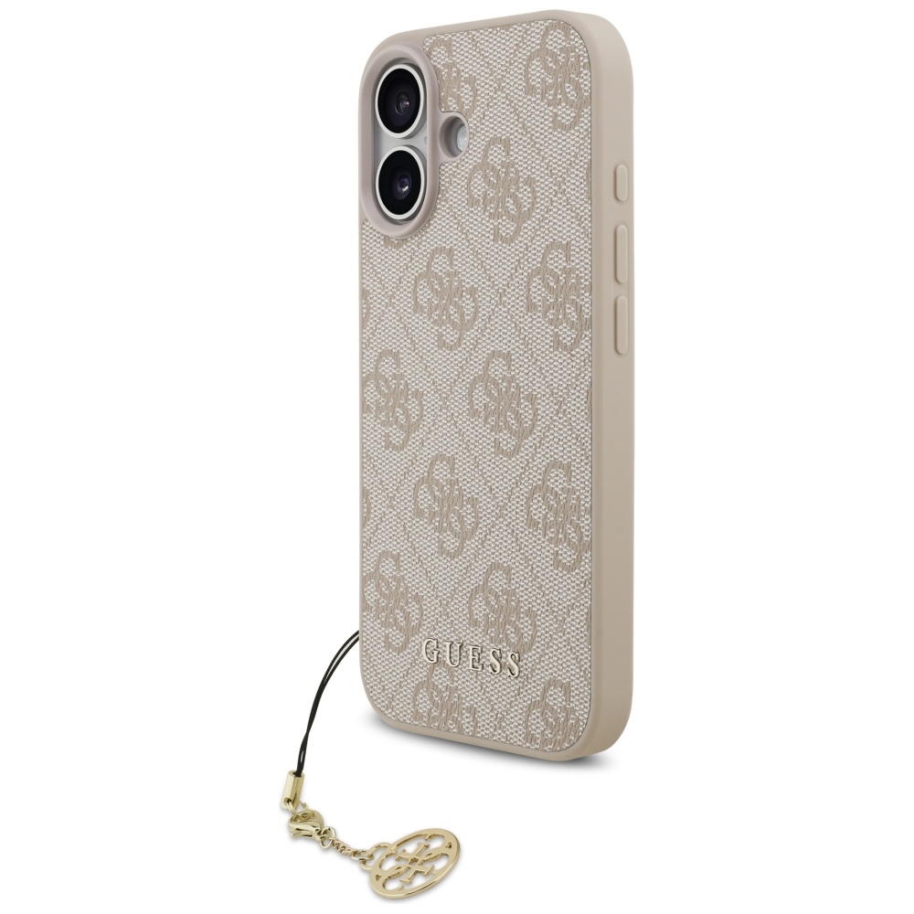 Etui Guess 4G Charms Collection do iPhone 17, różowe
