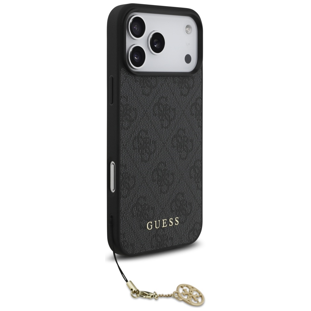 Etui Guess 4G Charms Collection do iPhone 17 Pro Max, czarne