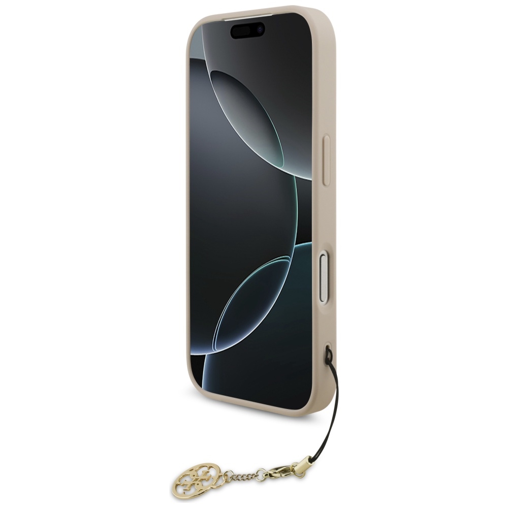Etui Guess 4G Charms Collection do iPhone 17 Pro, różowe