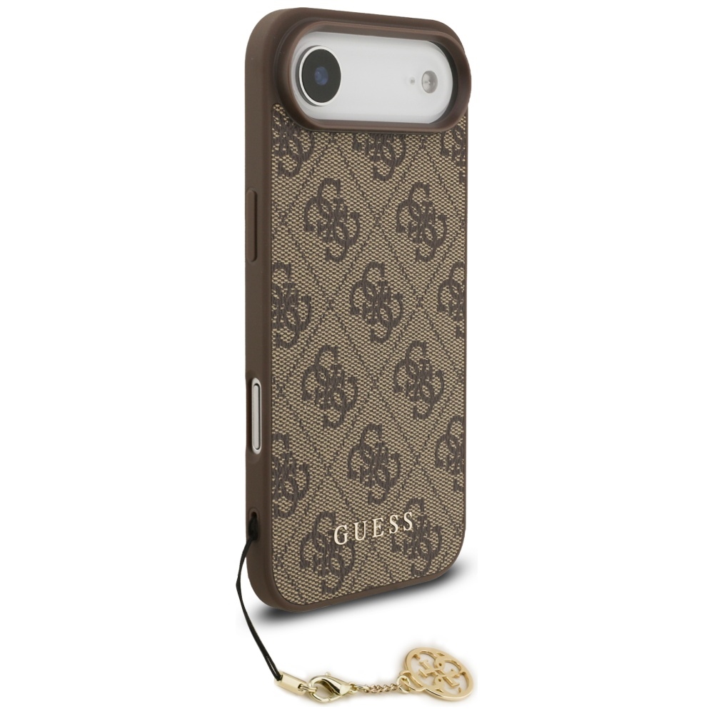 Etui Guess 4G Charms Collection do iPhone Air, brązowe