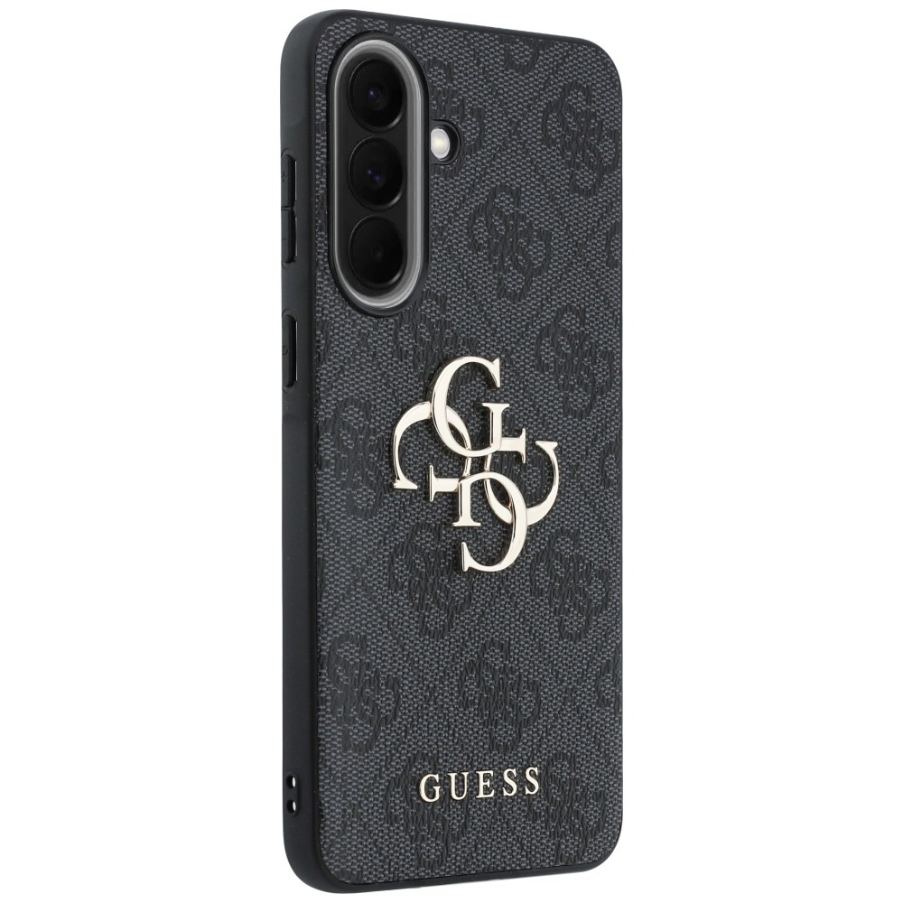 Guess Hardcase Leather, eko skóra miękkość dotyk elegancja styl komfort chwytu, czarne