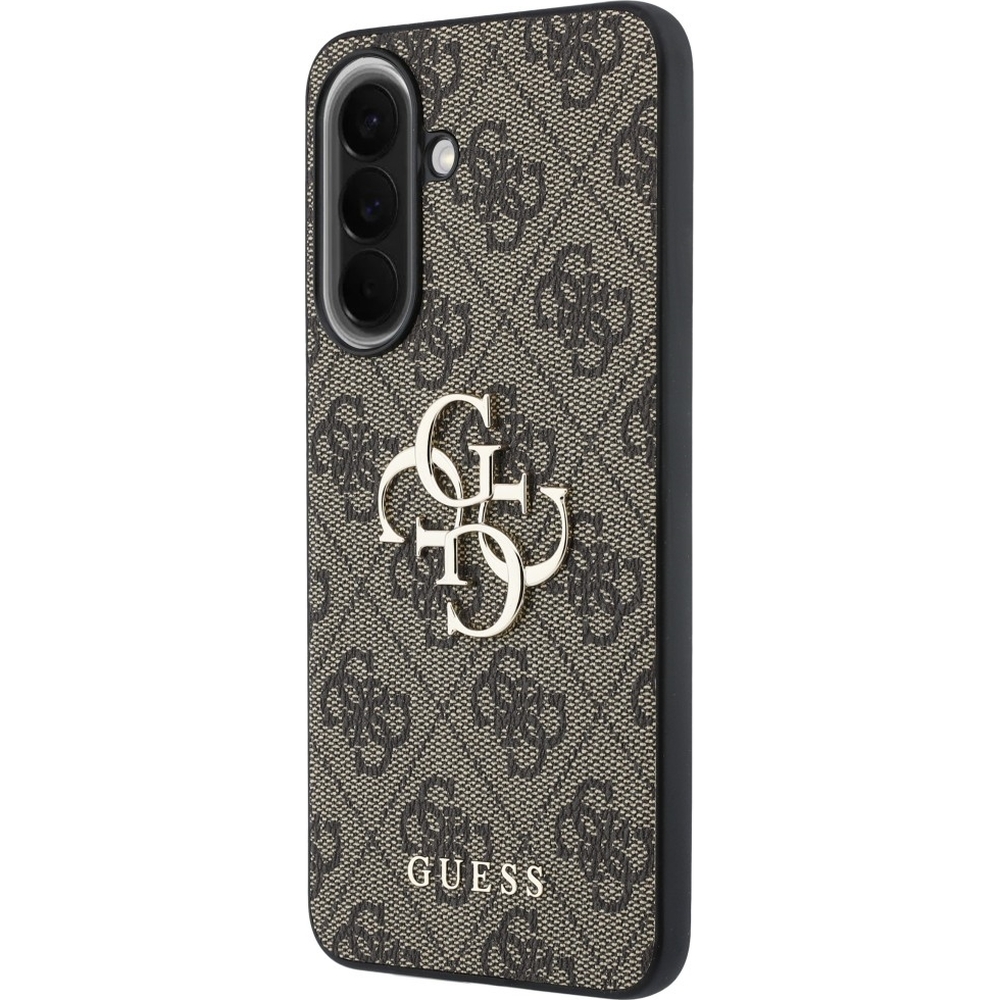 Guess Hardcase Leather, usztywnione plecki ochrona stabilizacja perfekcyjne dopasowanie komfort, brązowe