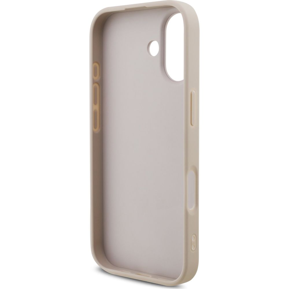 Etui Guess Hardcase 4G Big Metal Logo do iPhone 17, różowe.