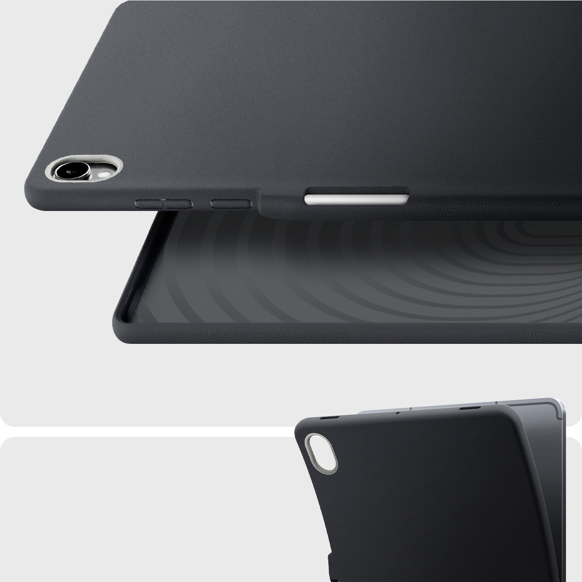 Etui Spigen Nano Pop do iPad Mini 7 gen. 2024 / 6 gen. 2021, czarno-szare