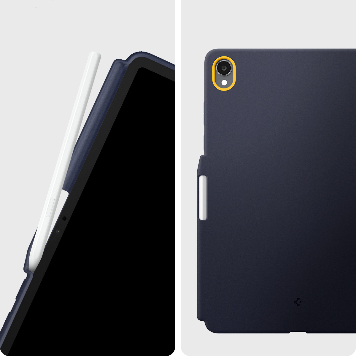 Etui Spigen Nano Pop do Galaxy Tab S11, granatowo-żółte