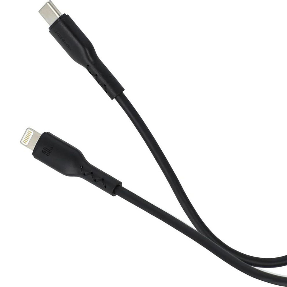 Kabel do ładowania / transmisji danych Joyroom Flash-Charge USB-C do Lightning, 30W, 1m, czarny