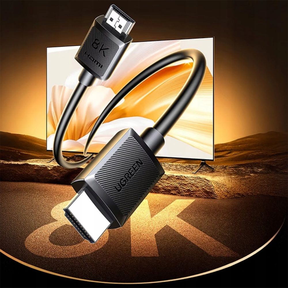 Ugreen HD175, miedziany przewód HDMI, transfer bez zakłóceń, czarny