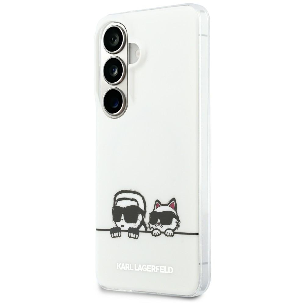 Karl Lagerfeld IML Print MagSafe, etui ochronne MagSafe, designerski wygląd, luksusowe, przezroczyste z wzorem projektanta i Choupette