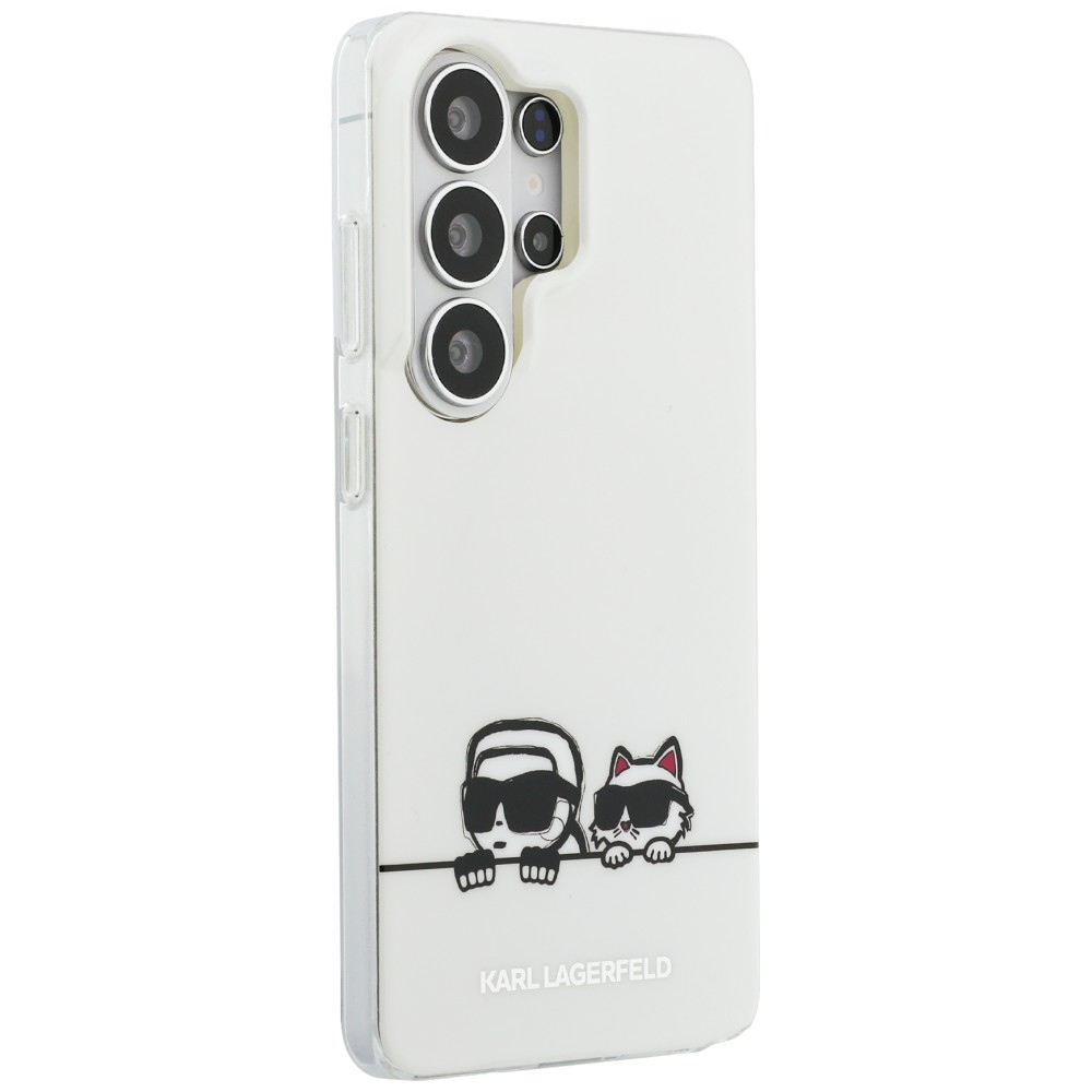 Karl Lagerfeld IML Print MagSafe, oficjalna licencja, designerska ochrona MagSafe, przezroczyste z wzorem projektanta i Choupette