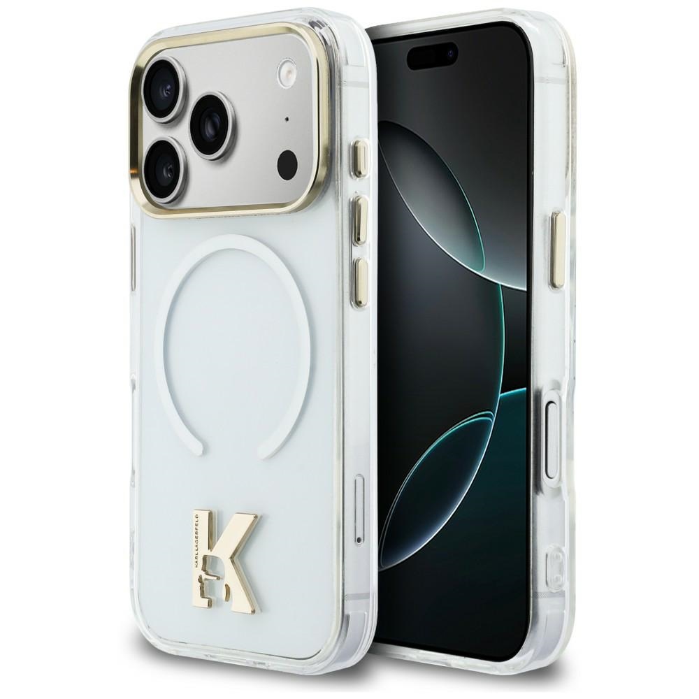 Karl Lagerfeld IML K Head designerskie etui na telefon modny pokrowiec ochrona smartfona przezroczyste