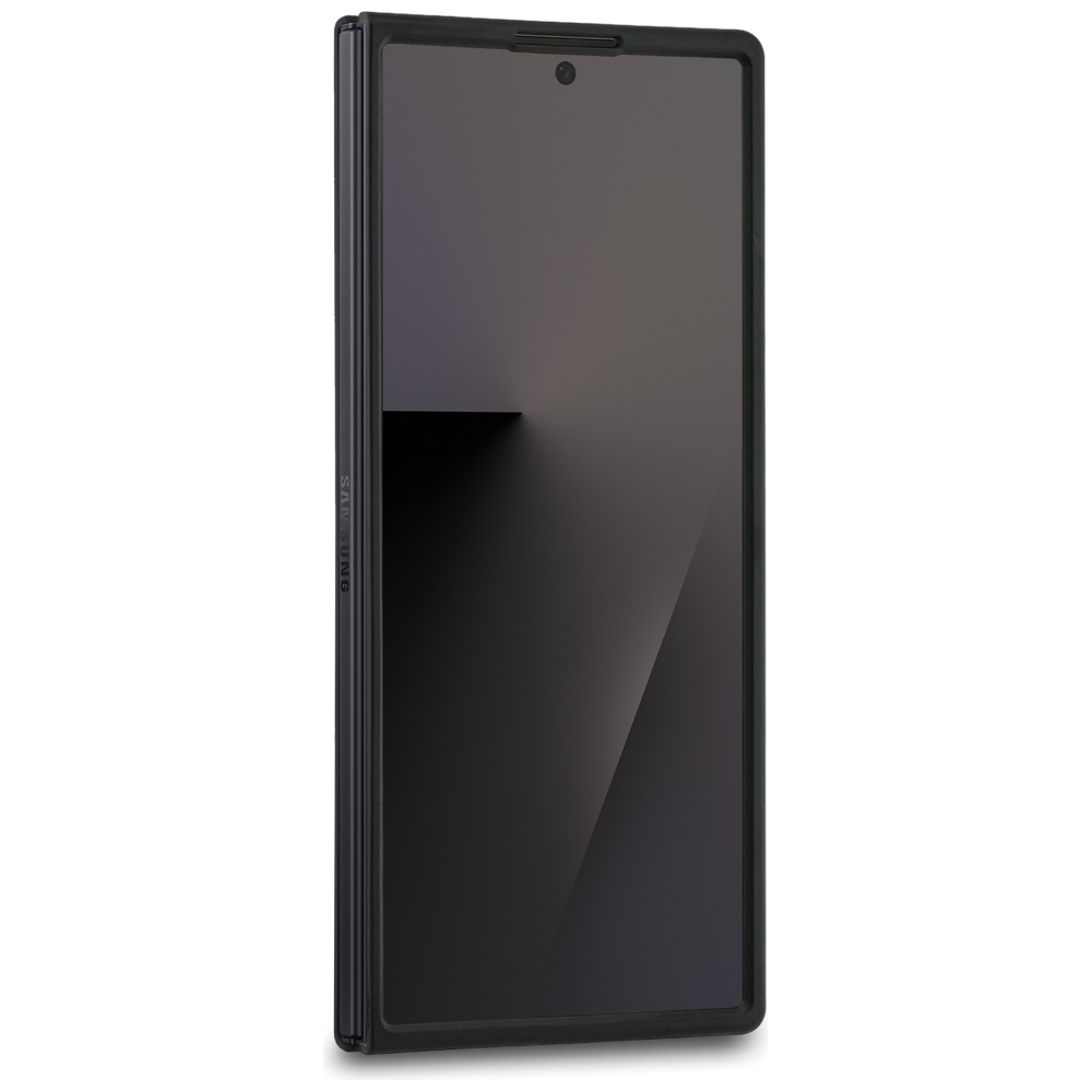 Eleganckie etui Karl Lagerfeld Saffiano Ikonik Pin do Samsung Galaxy Z Fold7 w kolorze czarnym. Wyróżnij się i załóż tego case'a!