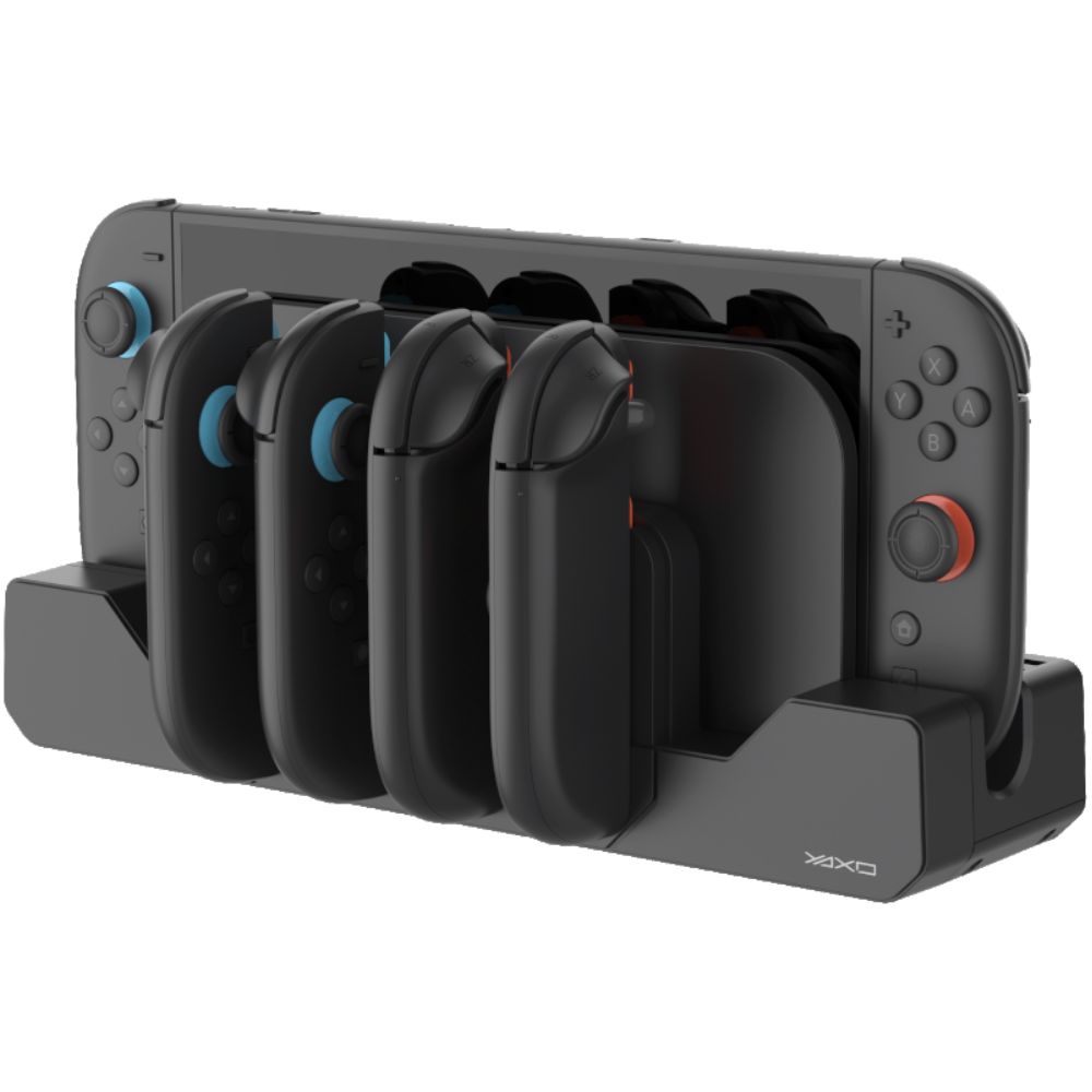 Stacja ładująca YAXO Power Shock czarna do Joy-Con Nintendo Switch 2