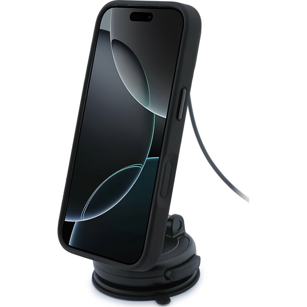 Mercedes-Benz Foldable Magnetic Car Mount Charger, USB-C PD QC szybkie ładowanie MagSafe, praktyczny, czarny