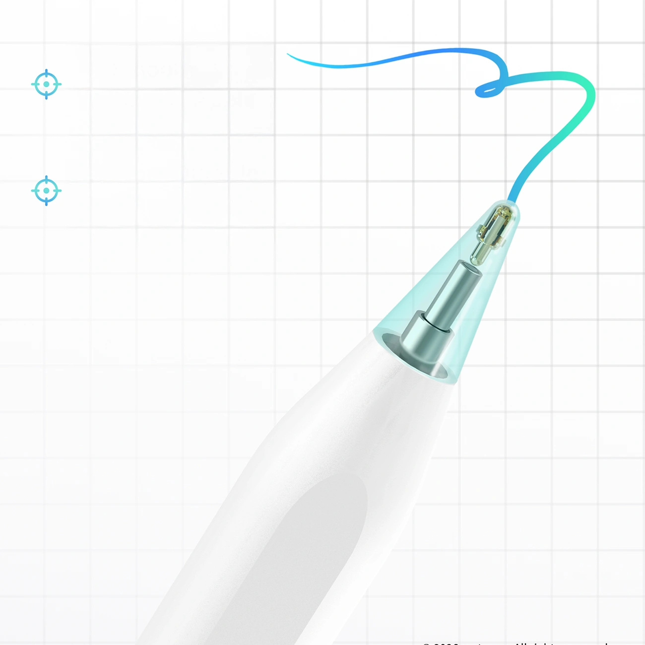Rysik Metapen Pencil Air8 Pro do iPad 2018-2026, biały