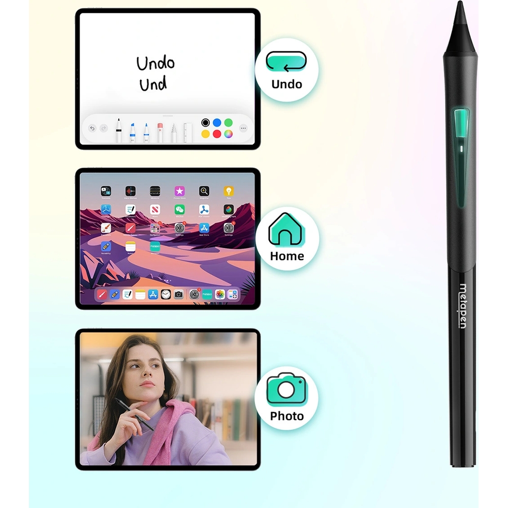 Rysik Metapen Pencil D1 do iPad 2018-2026, czarny