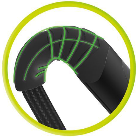 Mobile Origin Display Cable USB-C CB2, odporny nylonowy oplot, wytrzymały kabel, praktyczny, czarny