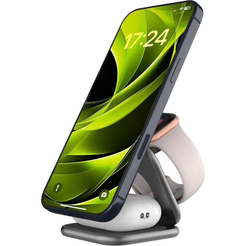 Mobile Origin UltraSlim Foldable Charger PW36, ładowanie trzech urządzeń, praktyczna, funkcjonalna, szara