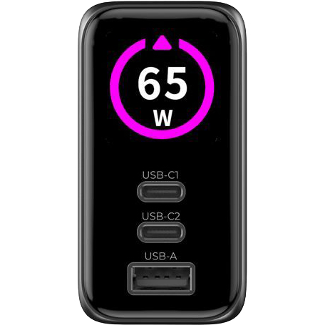 Mobile Origin PW20, ładowarka z TFT wyświetlaczem do kontroli ładowania, czarny