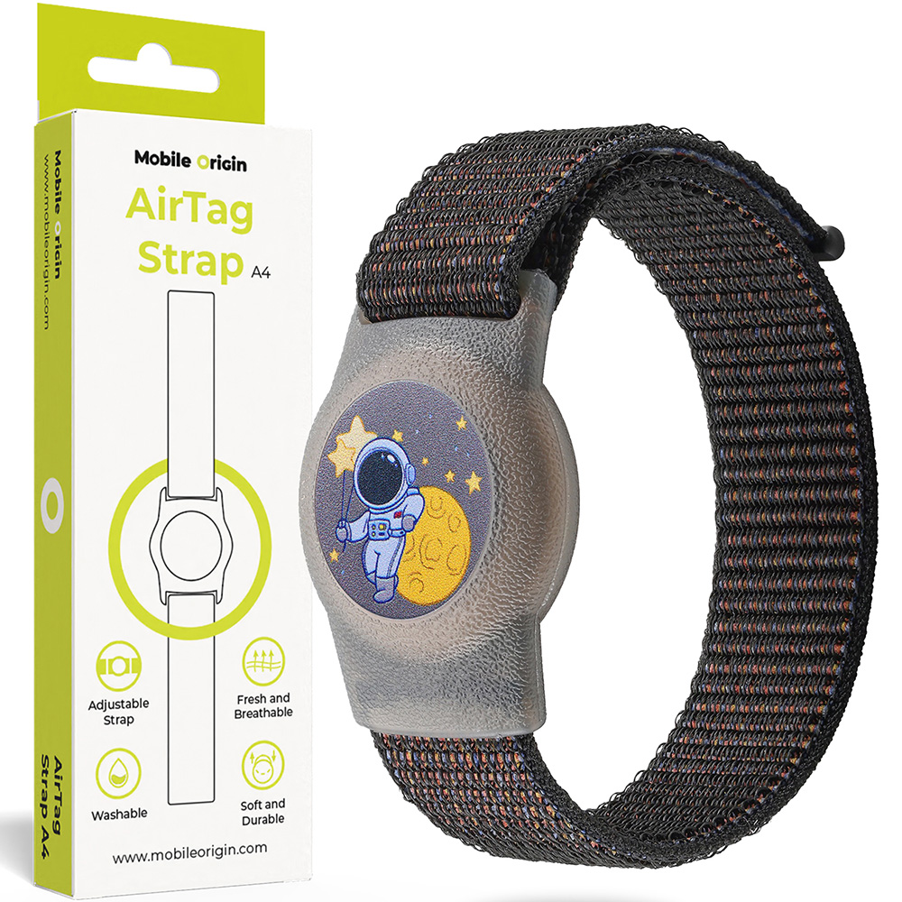ui / Pasek Mobile Origin AirTag Strap do Apple AirTag, czarne