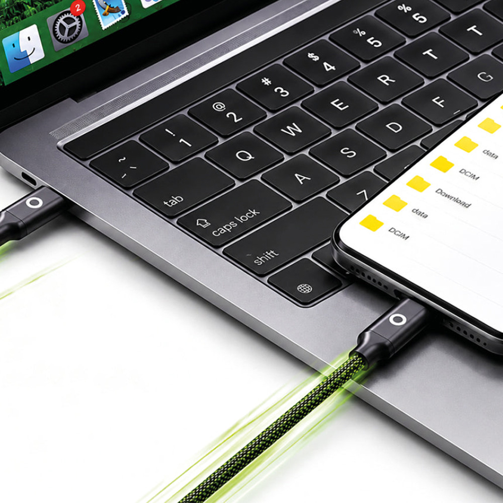 Kabel Mobile Origin CB10 USB-C do 2x USB-C, 140W PD, PPS, QC, 480 Mbps, 1,2 m, czarny