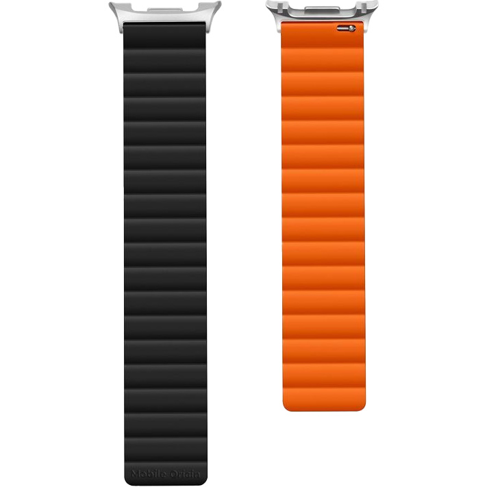 Silikonowy pasek Mobile Origin do Galaxy Watch 8 40 mm / 44 mm / 8 Classic 46 mm, czarny