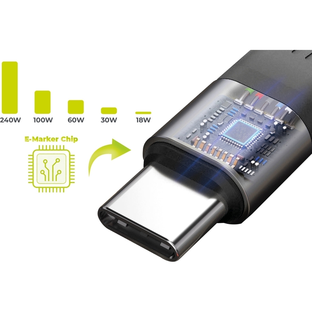Mobile Origin CB17, elastyczna konstrukcja FPC i ładowanie Power Delivery 3.1 240 W, czarny