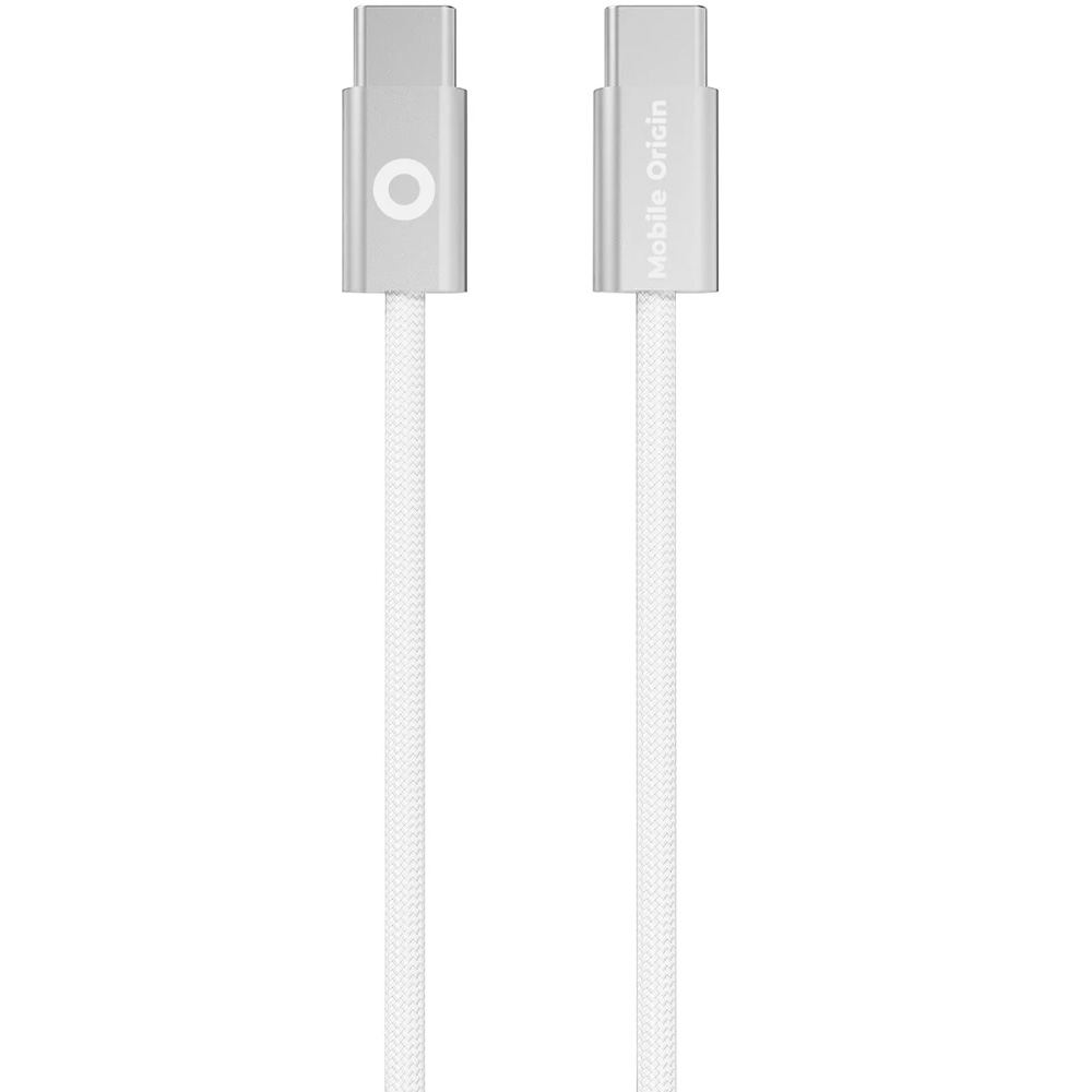 Kabel Mobile Origin UltraSlim CB11 USB-C do USB-C, PD 2.0 60W, 480 Mb/s, 1m, biały