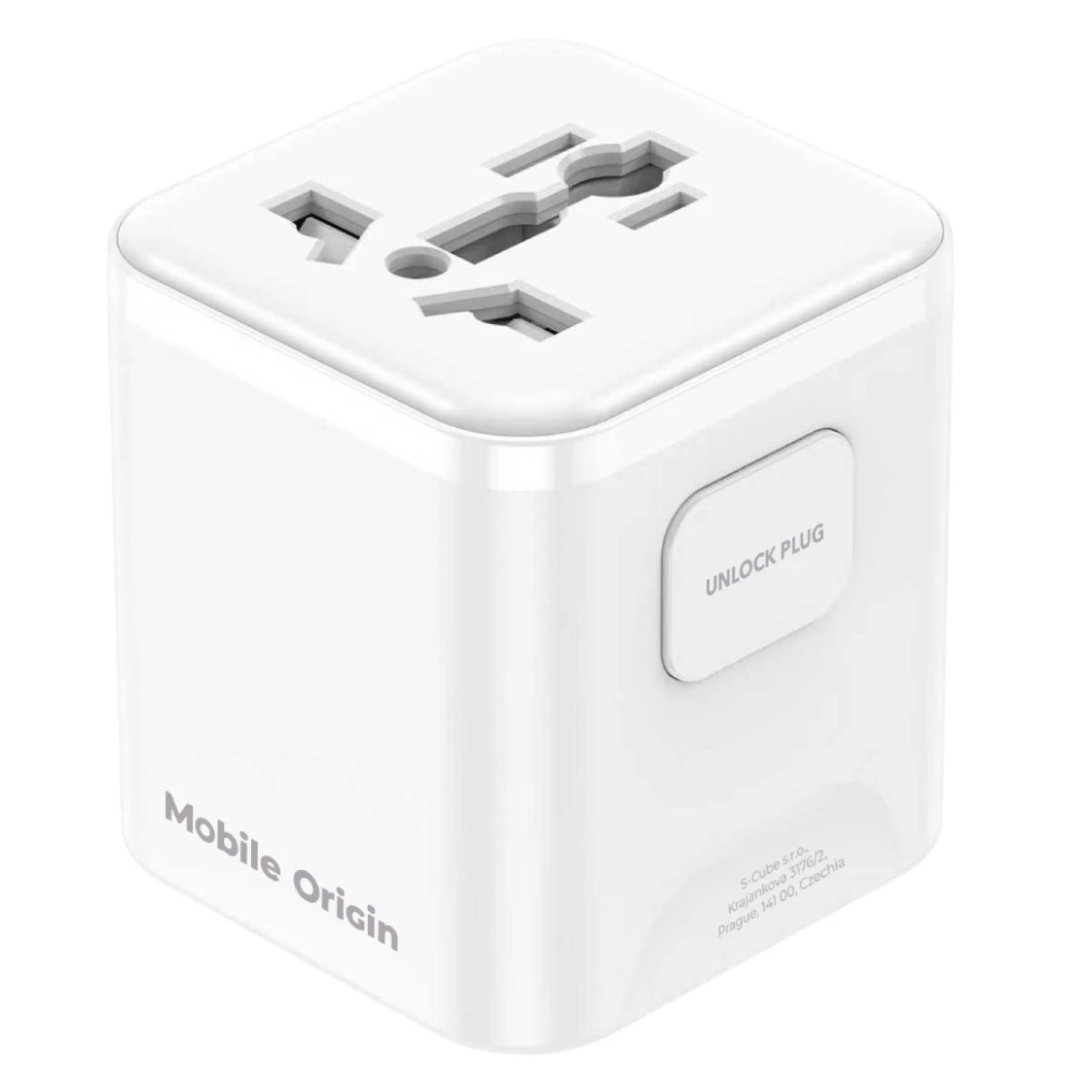 Adapter / przejściówka Mobile Origin, PW30 EU/UK/US/AUS biała