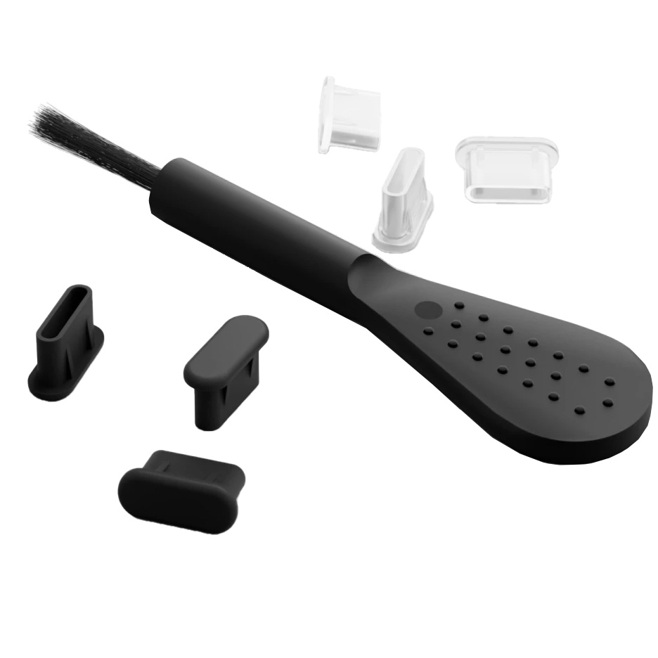 Zaślepki portu USB-C Mobile Origin Dust Plug Cleaning Brush 6 sztuk