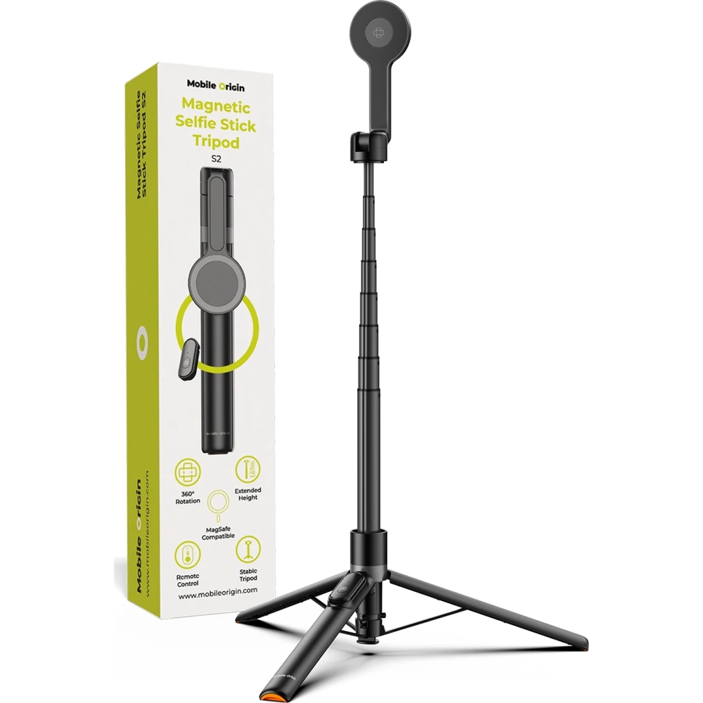 Uchwyt, kijek, statyw Spigen S570W MagSafe Bluetooth Selfie Stick Tripod, czarny