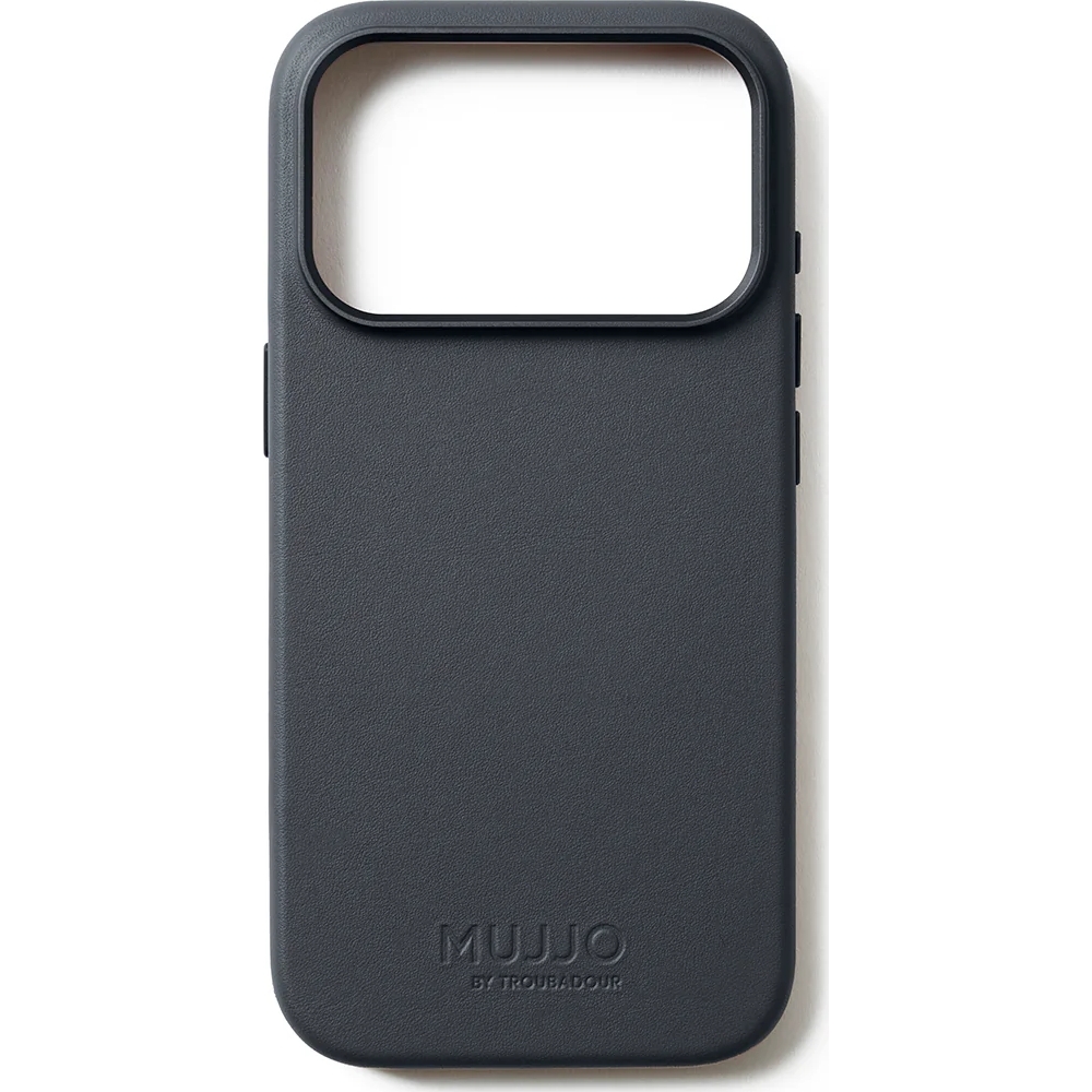 Etui skórzane Mujjo Full Leather Case do iPhone 17 Pro, szare