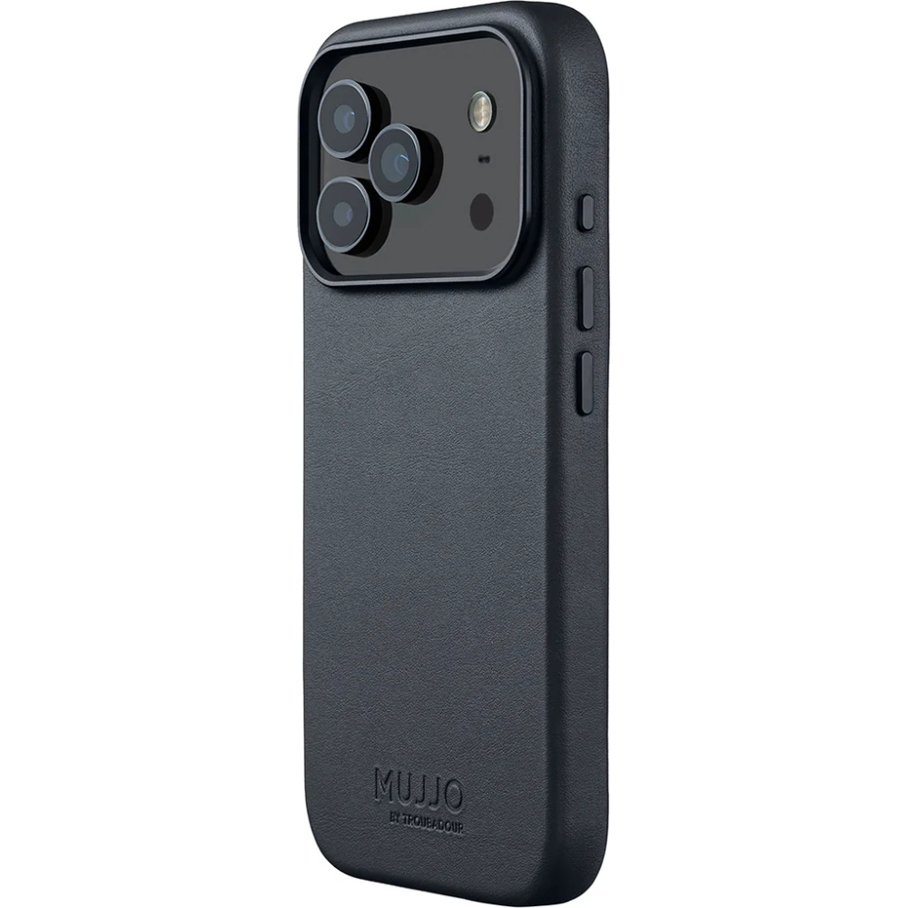 Etui skórzane Mujjo Full Leather Case do iPhone 17 Pro, szare
