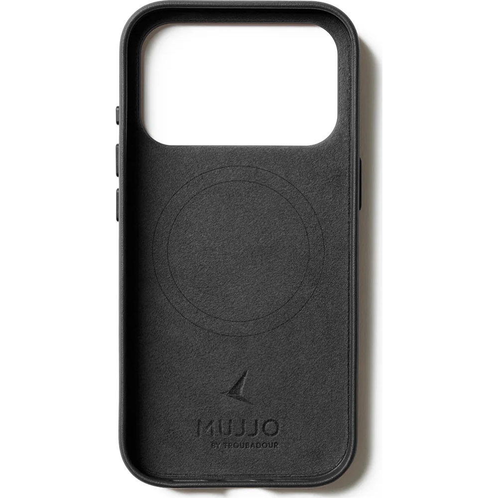 Etui skórzane Mujjo Full Leather Case do iPhone 17 Pro, czarne