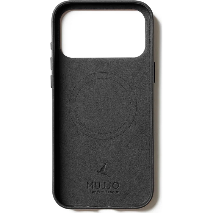 Etui skórzane Mujjo Full Leather Case do iPhone 17 Pro Max, czarne