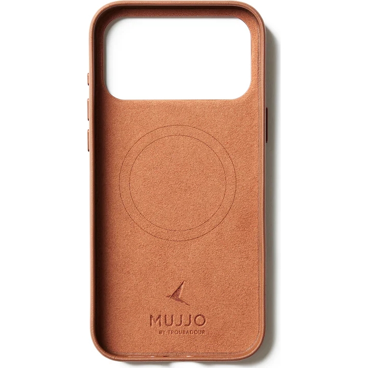 Etui skórzane Mujjo Full Leather Case do iPhone 17 Pro Max, brązowe